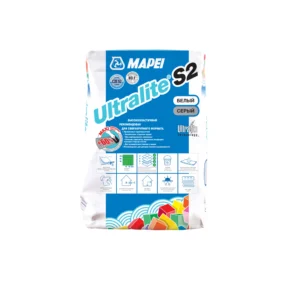 Плиточный клей Mapei Ultralite S2 белый 15кг
