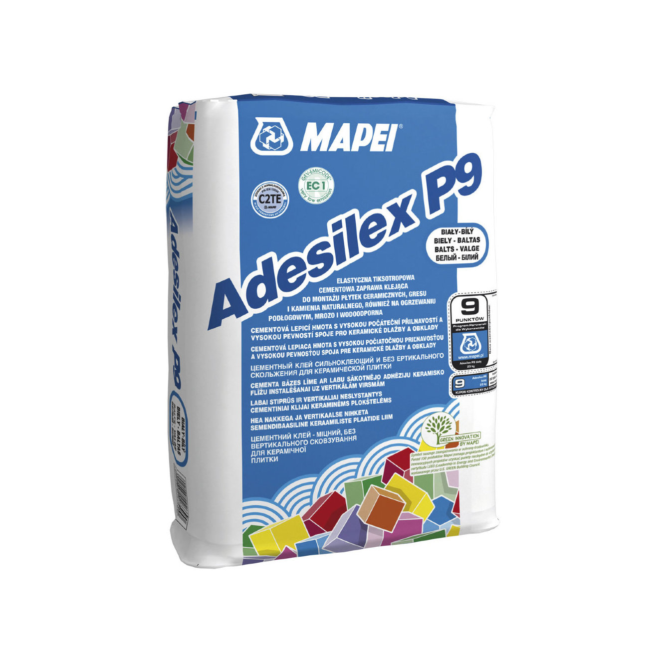 Плиточный клей Adesilex P9 белый 25кг