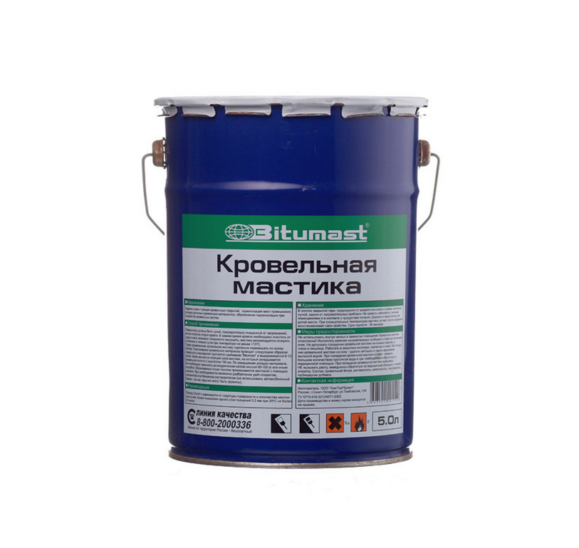 Мастика кровельная Bitumast 4,2 кг/5 л