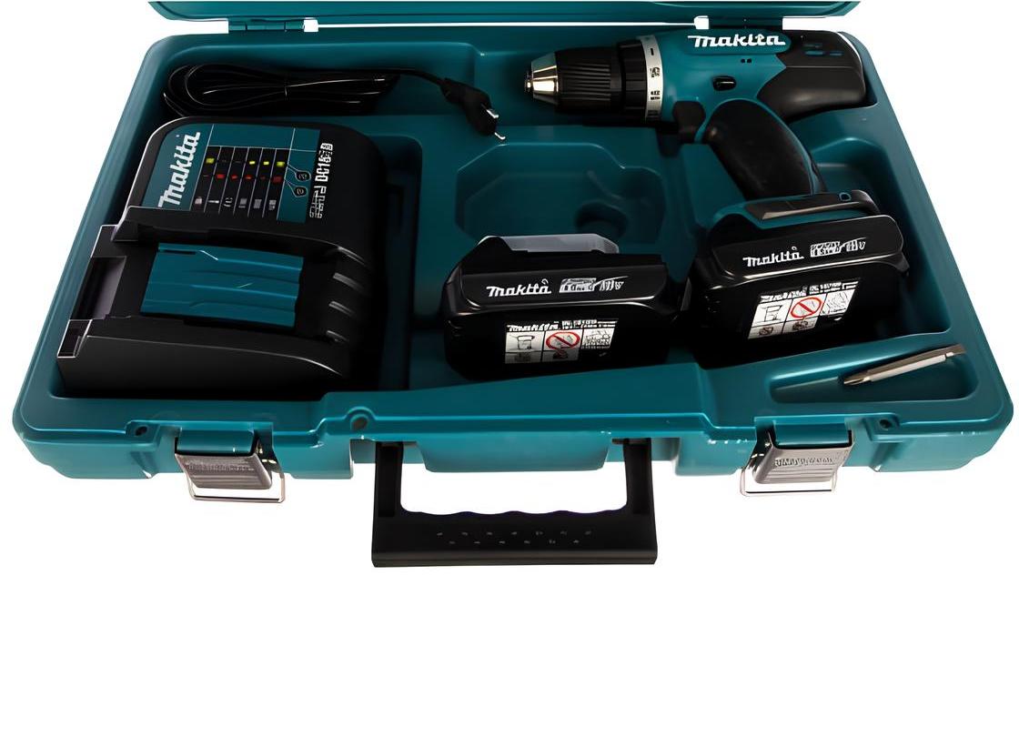 Дрель-шуруповерт аккумуляторная Makita LXT DDF453SYE — изображение 3