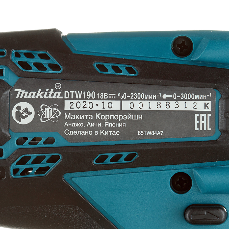 Аккумуляторный ударный гайковерт 1/2″ LXT ® DTW190Z