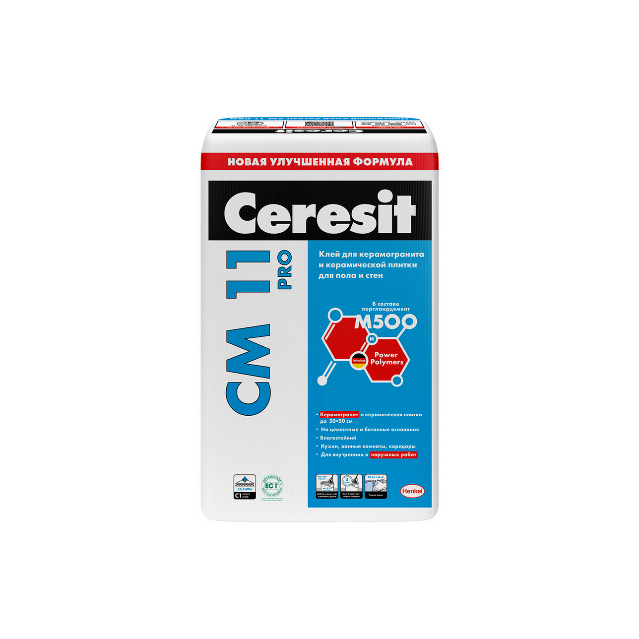 СM11 Клей Ceresit PRO серый (класс С1)