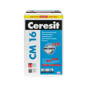 СМ16 Клей для плитки Ceresit серый 25 кг