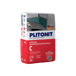 Клей для плитки Plitonit С серый (класс С2ТЕ) 25 кг