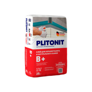 Клей для плитки Plitonit В+ серый (класс С1 ТЕ) 25 кг