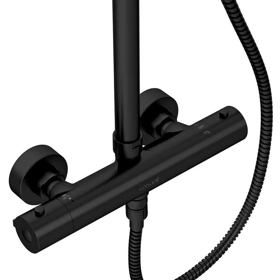 Душевая система Cersanit Brasco Black