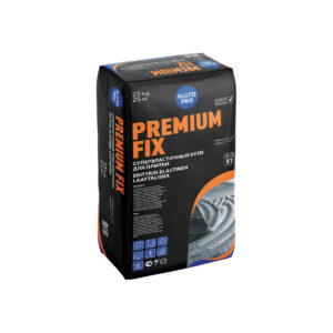 Клей Kiilto Premium Fix эластичный серый (класс C2 TE S1) 25 кг