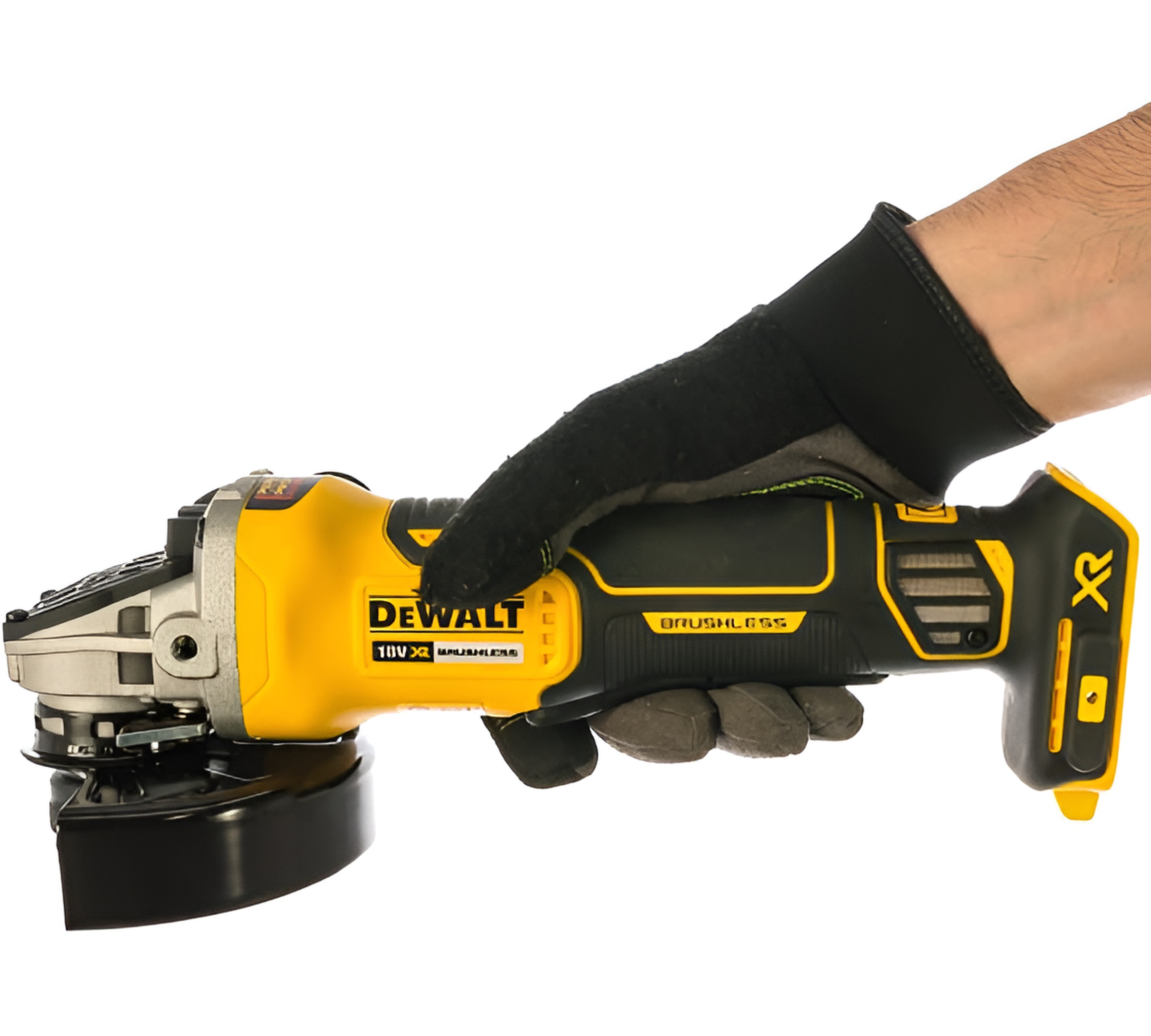 Бесщеточная угловая шлифмашина DEWALT 18 В XR