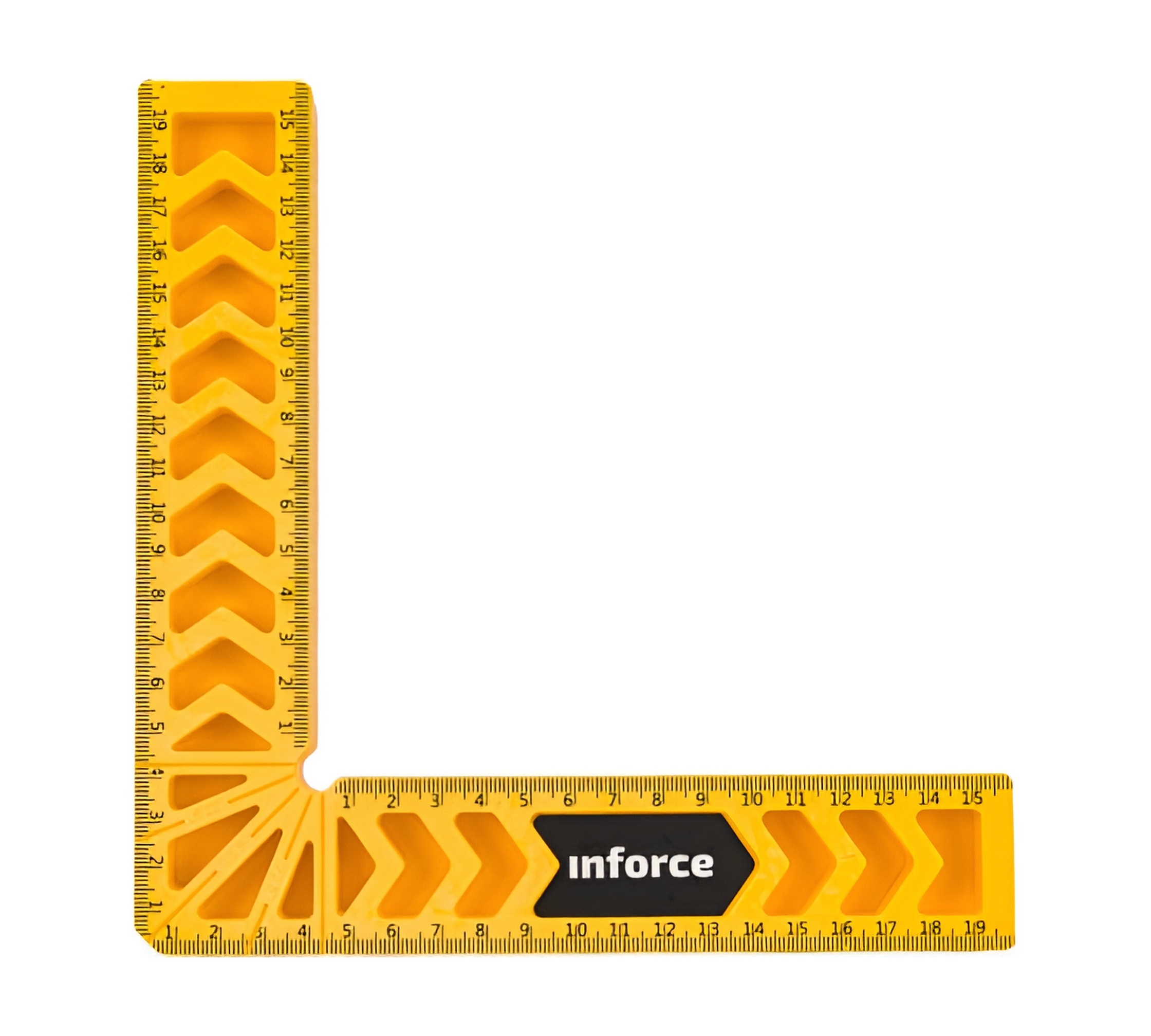 Прижимной угольник Inforce из полимера 200х200