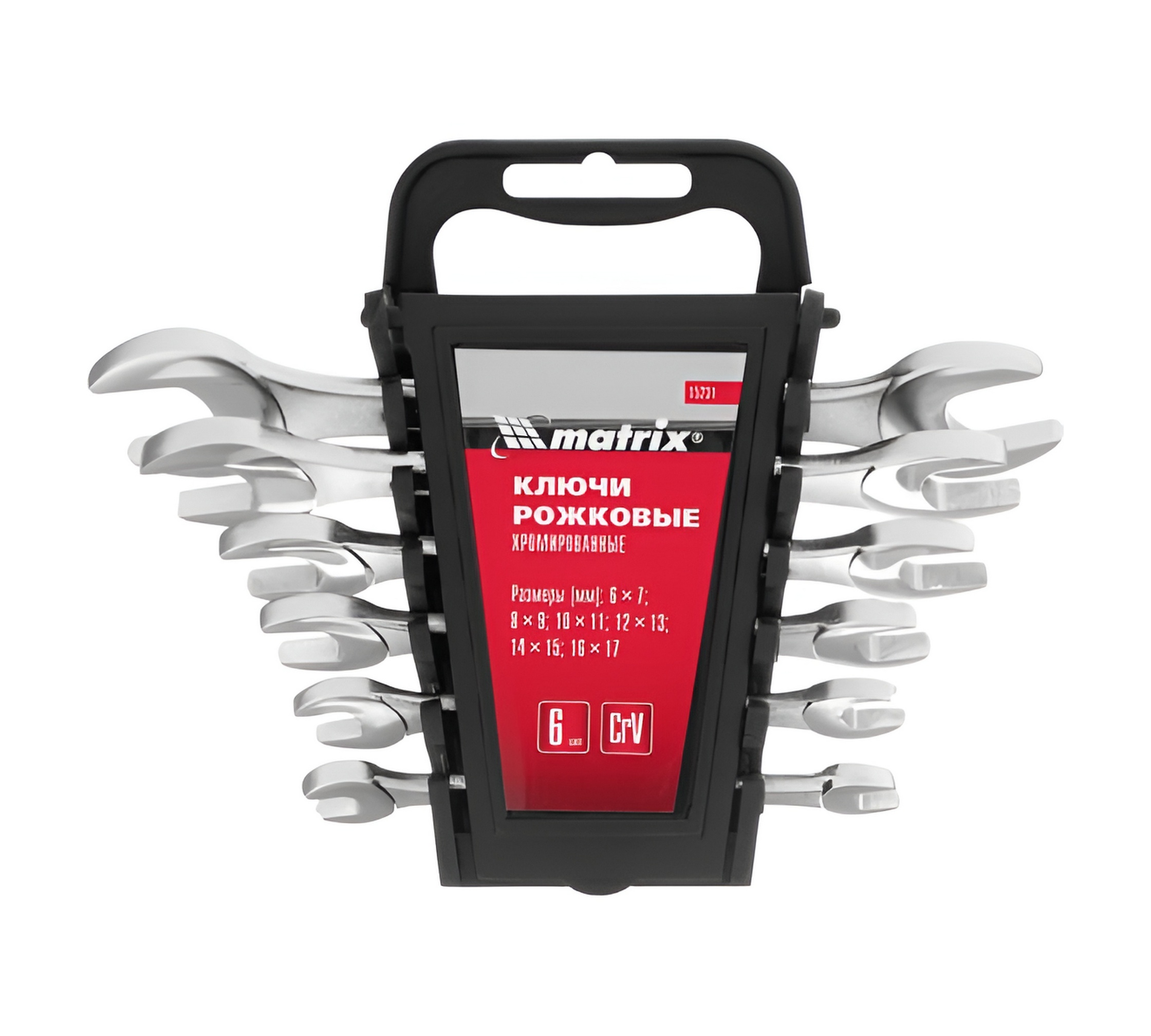 Набор рожковых ключей 6шт. CrV MATRIX