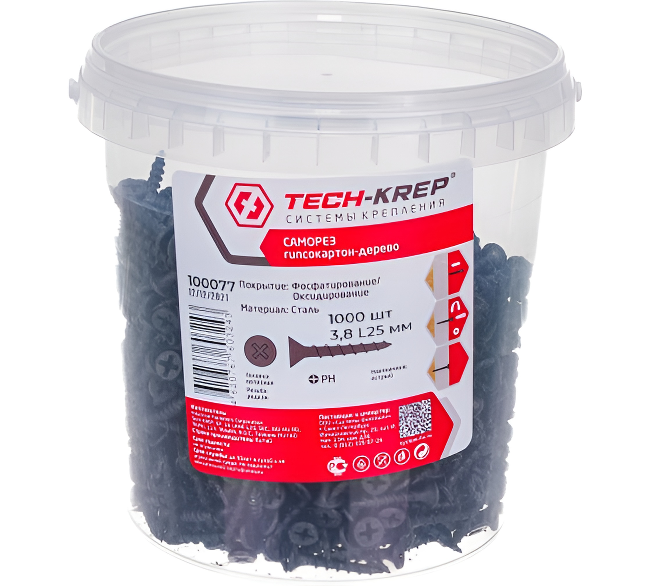 Саморез Tech-Krep 3,8х25 1000шт