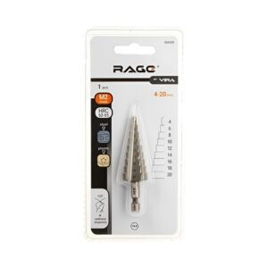 Сверло ступенчатое M2- 4-20 мм RAGE by VIRA